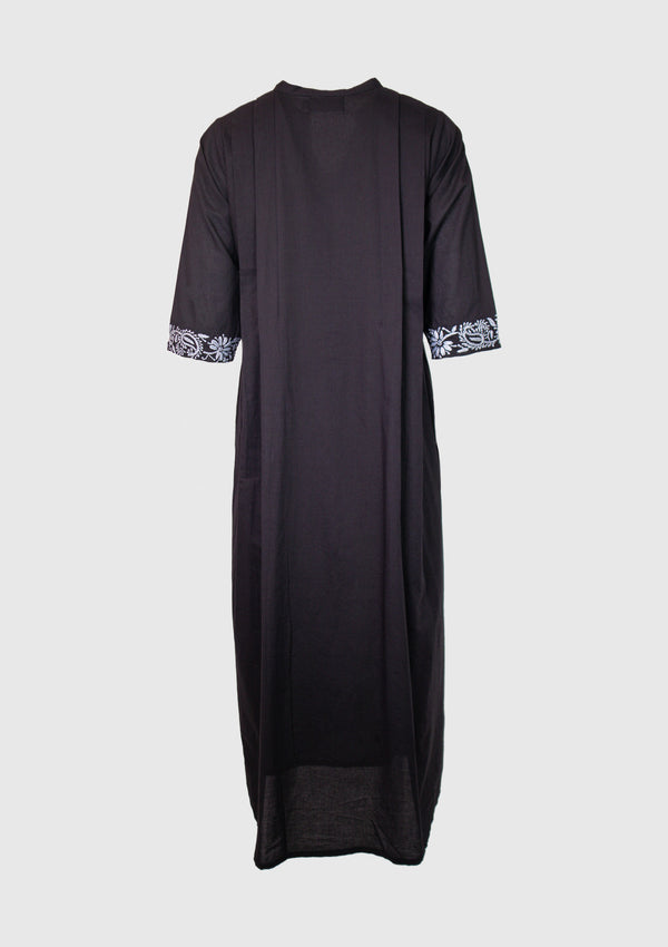 Embroidery Dress in Black