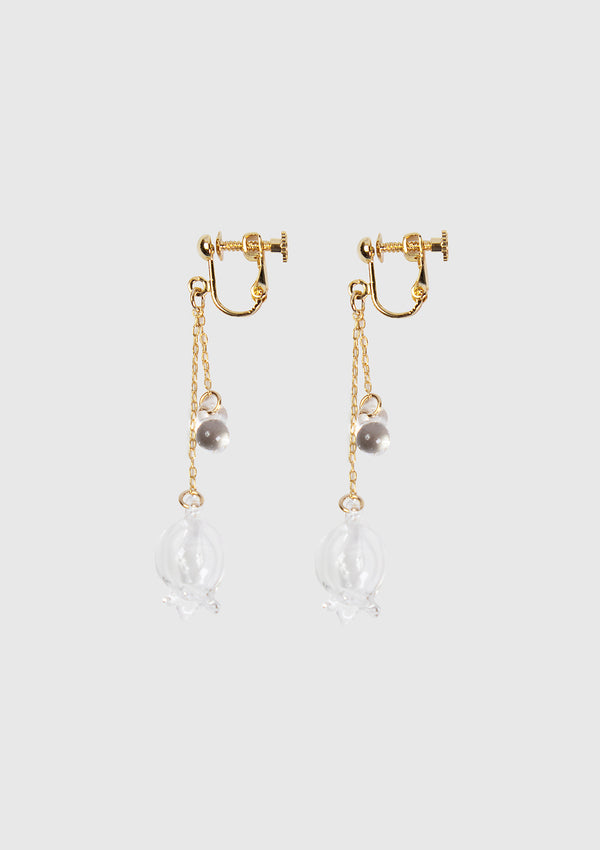 LILY Clip-On Earrings in Gold