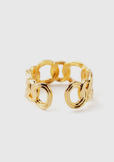 Chain-Motif Ear Cuff in Gold