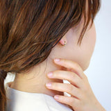 Textured Hinged D-Hoop Earrings in Silver