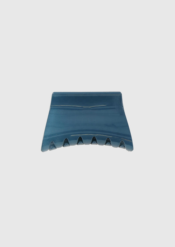 Trapezoid Hair Claw in Blue