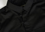 Knot Button Shirt in Black