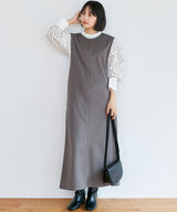 2-Way Knitted Jumper Dress in Brown