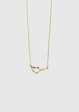 AQUARIUS Constellation Necklace in Gold