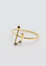 ARIES Constellation Ring in Gold