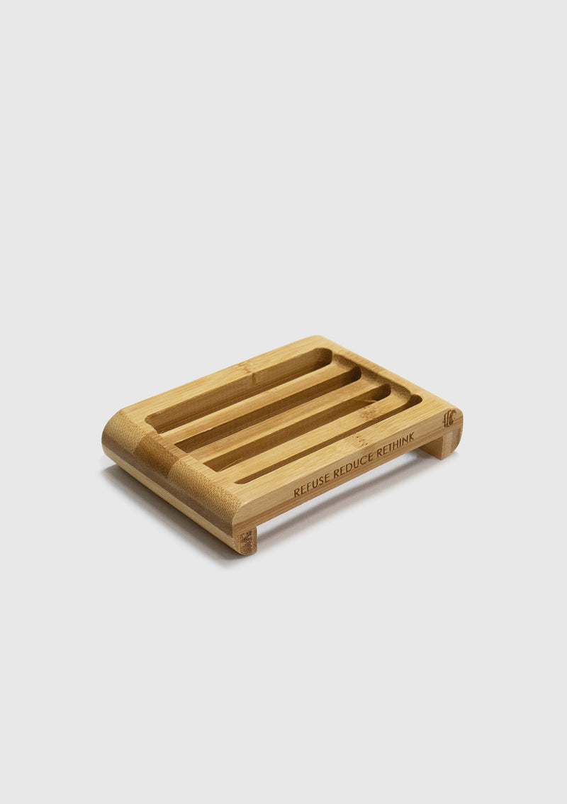 Standing Bamboo Soap Dish