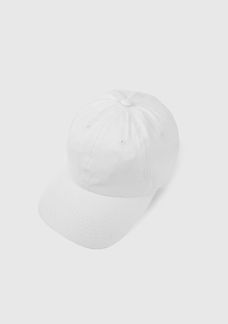 Basic Baseball Cap in White