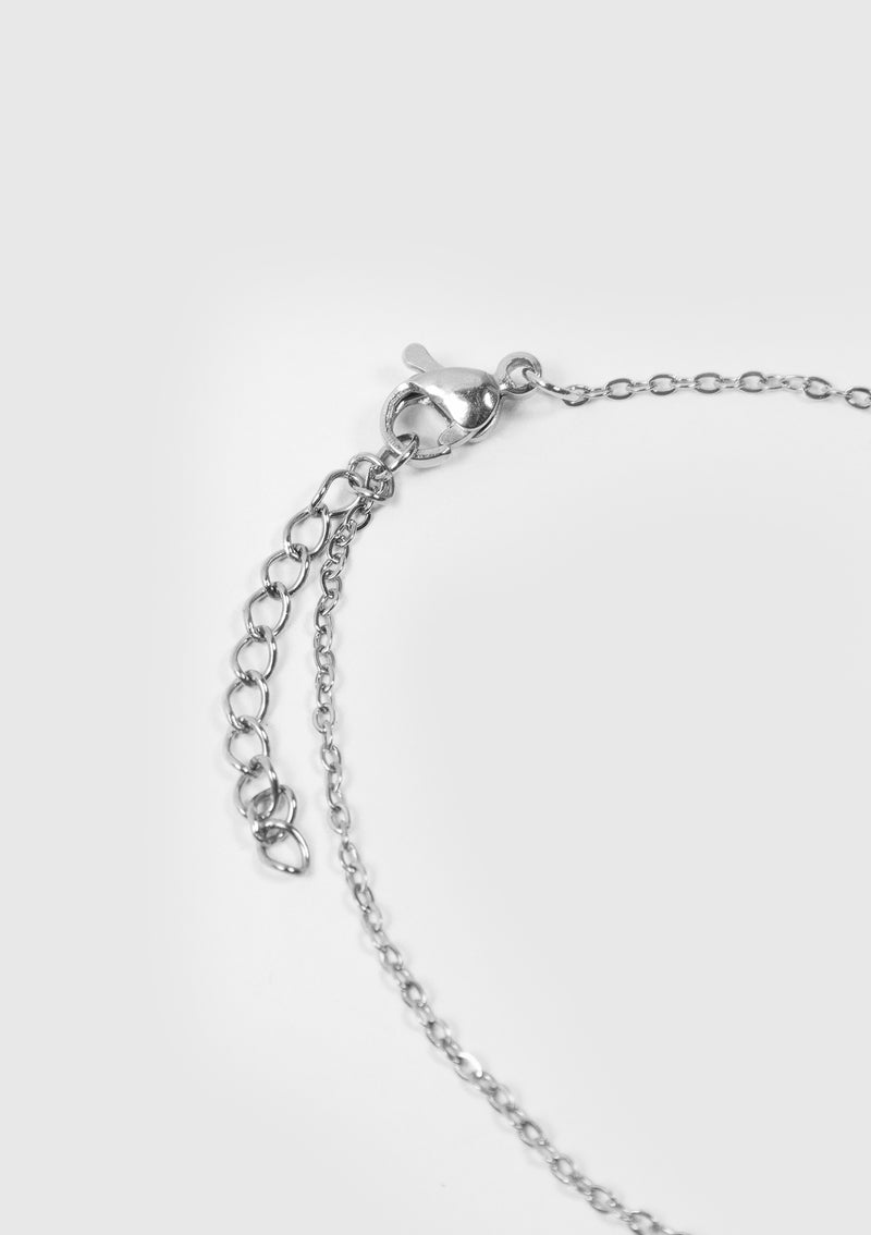A Initials Pendant Bracelet in Silver
