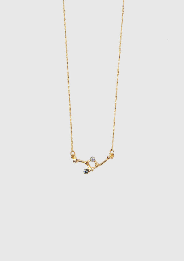 CANCER Constellation Necklace in Gold