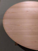 Cedar Foldable Low Round Table