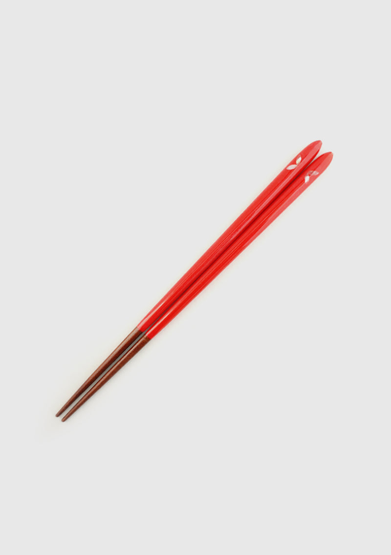 MOONDROP Dishwasher-Safe Chopsticks  in Brown & Red