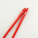 MOONDROP Dishwasher-Safe Chopsticks  in Brown & Red