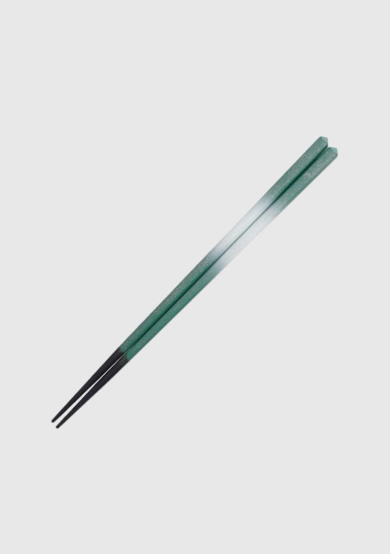 GLITTER Ombre Chopsticks in Green