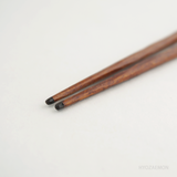 ICHIMATSU Tensoge Chopsticks in Brown & Red-Gold