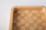 Cypress Accessories Tray with Traditional Japanese Motif