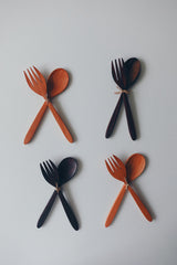 Istanbul Fork & Spoon Set in Sapodilla