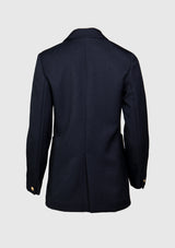 Double-Breasted Tailored Jacket in Navy
