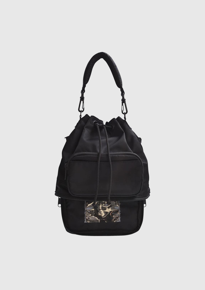 008_Lou High Spec Kinchaku Bag in Black