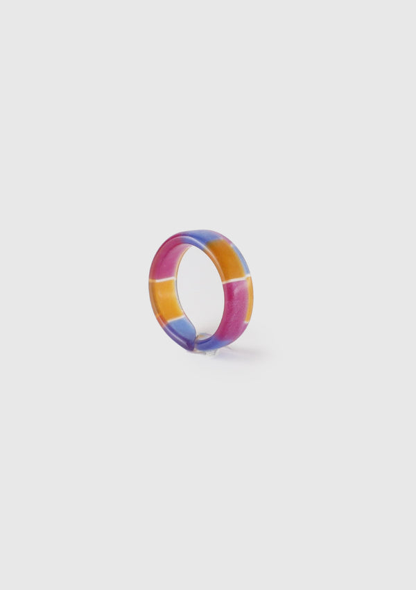 Fortuna Ring in Purple Multi