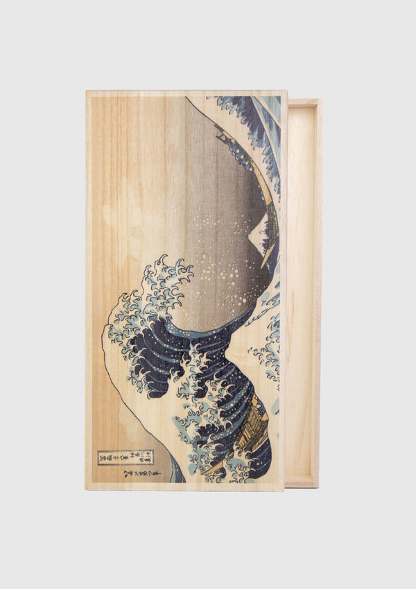 GREAT WAVE UKIYOE Giftbox for 2 in Natural