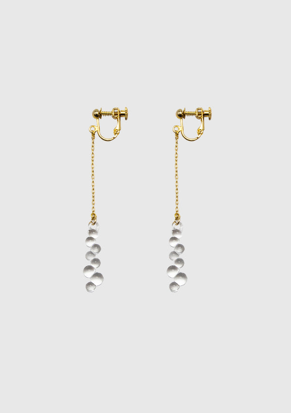 GLOSS Clip-On Earrings in Gold