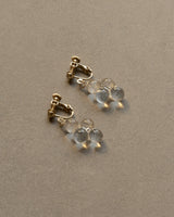 ROSE Clip-On Earrings in Gold