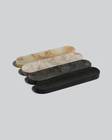 Horizontal Incense Holder in Brown Marble