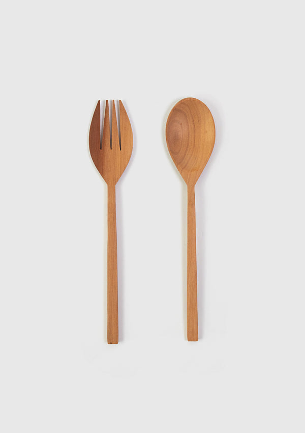 Istanbul Fork & Spoon Set in Sapodilla