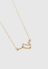 LEO Constellation Necklace in Gold