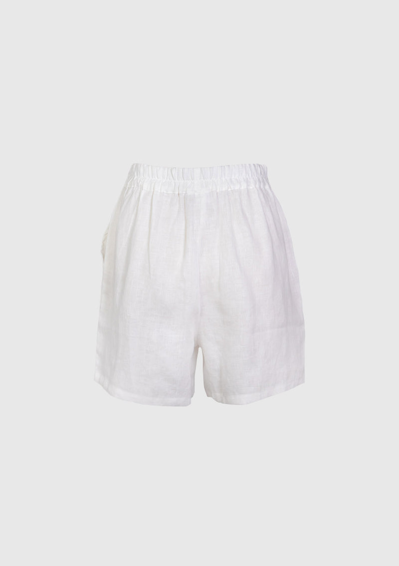 Relaxed Shorts in White