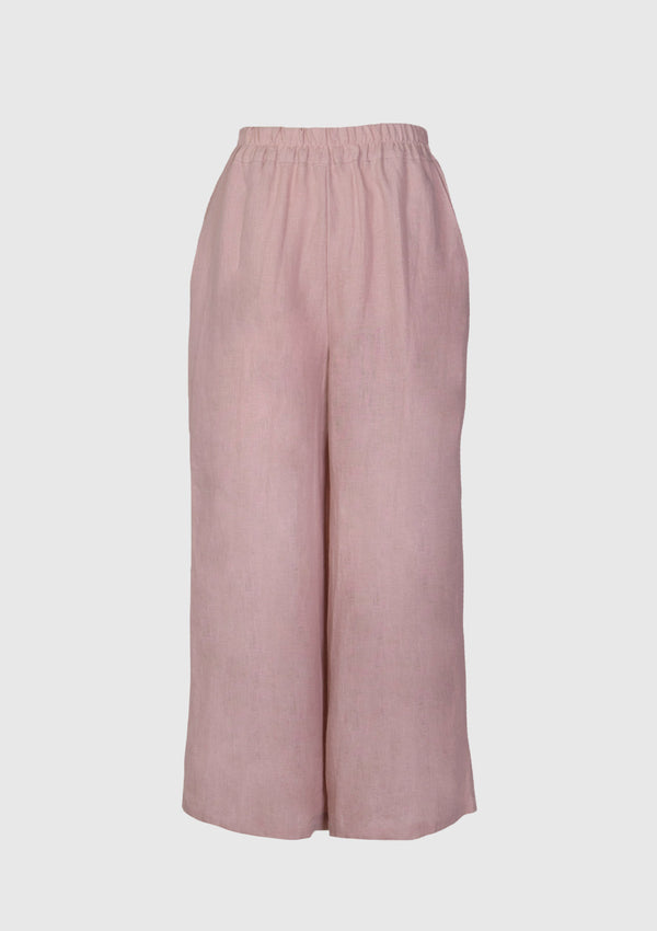 Wide Leg Pants in Dusty Pink