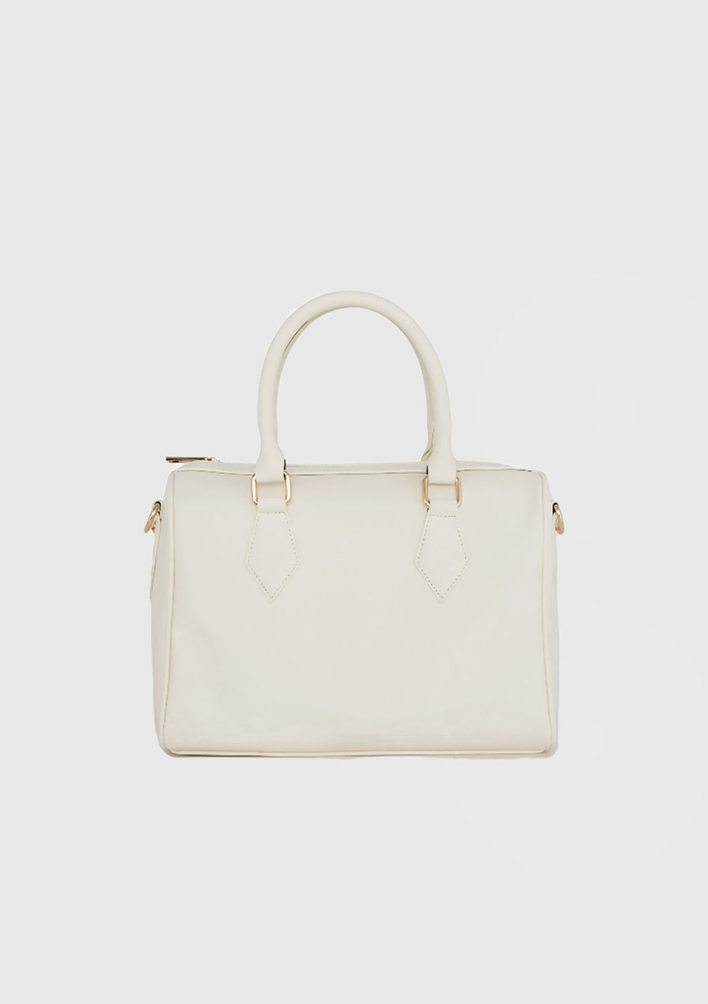 Minimal Boston Bag in Ivory – LUMINE SINGAPORE