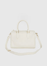 Minimal Boston Bag in Ivory – LUMINE SINGAPORE