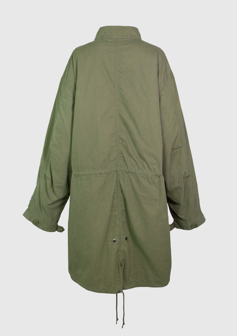 Multi-Way Mods Coat in Khaki Green
