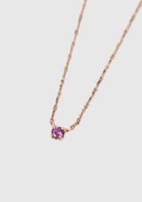 JANUARY Birthstone Necklace in Garnet