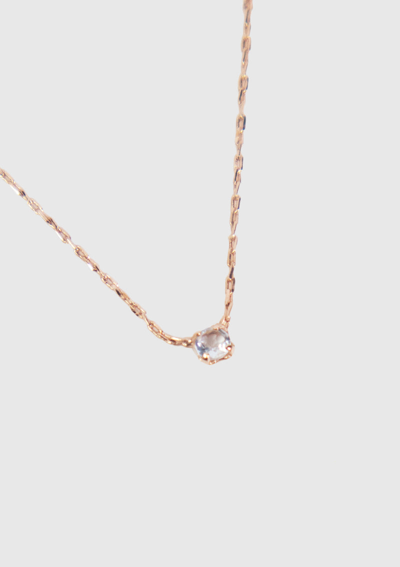MARCH Birthstone Necklace in Aquamarine