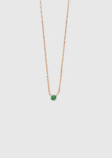 MAY Birthstone Necklace in Emerald