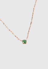 MAY Birthstone Necklace in Emerald