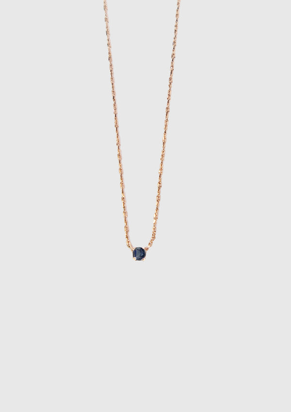 SEPTEMBER Birthstone Necklace in Sapphire