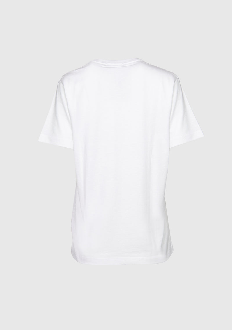 NEVERMIND Logo Tee in White Other - LUMINE SINGAPORE