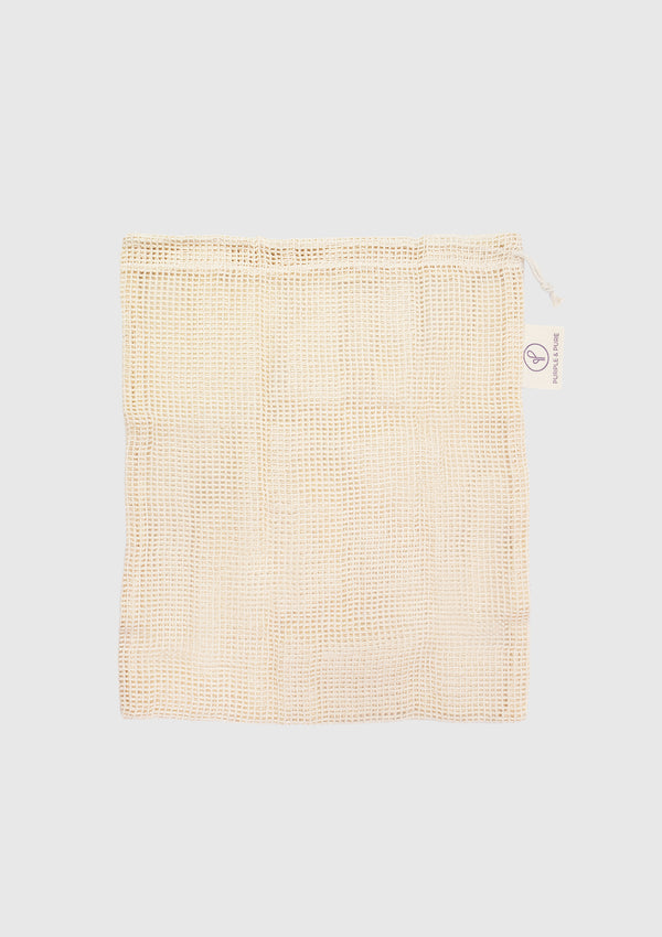 Mesh Produce Bags 2pc Pack in Off White