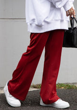 Bootcut Pants in Red