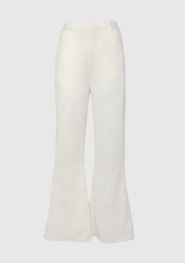 Bootcut Pants in Ivory