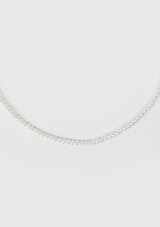 Small Irregular Pearl Necklace in White