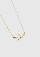 PISCES Constellation Necklace in Gold