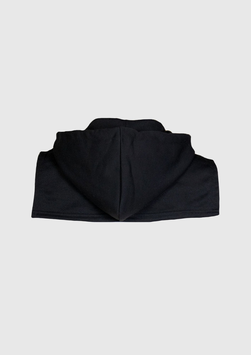 Removable Hoodie Collar in Black