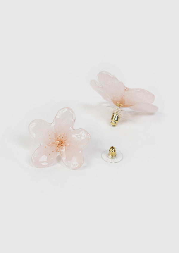 Sakura Earrings in Pink