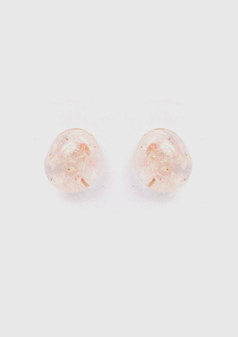 Sakura Stone Earrings in Pink
