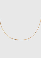 Simple Snake Chain Necklace in Gold
