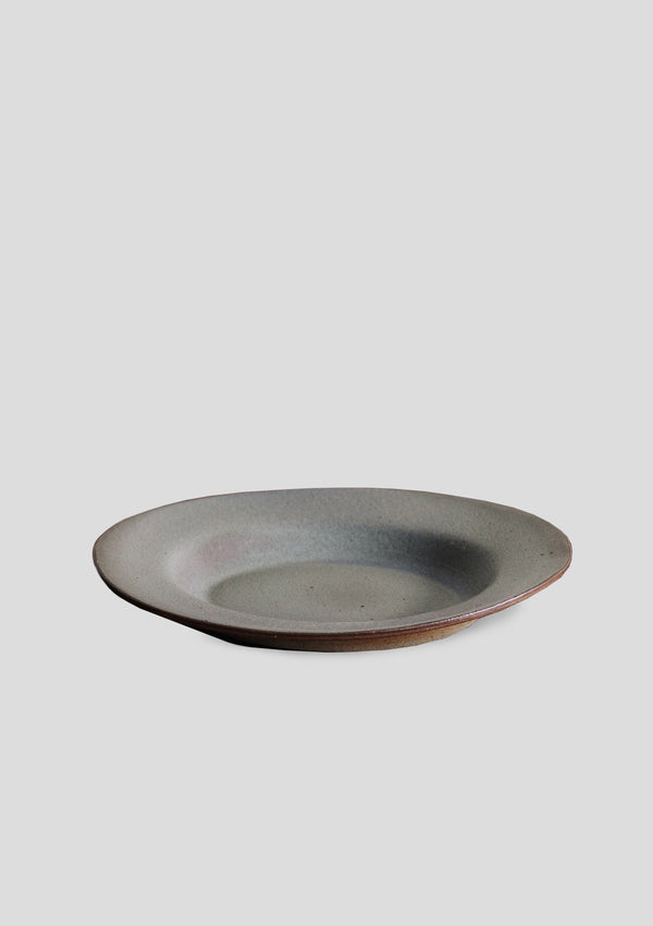Takarabune Matte Oval Plate in Slate Grey